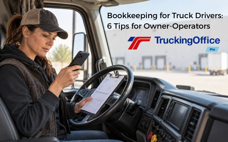 Bookkeeping for Truck Drivers: 6 Tips for Owner-Operators