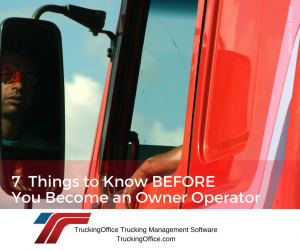 Owner Operator Trucking Business