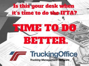 IFTA reporting tools don't have to spread across your desk.