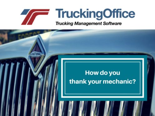 How do you thank your mechanic?