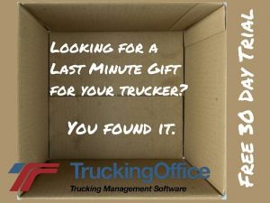 A great last minute gift for your trucker.