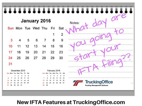 When are you filling out your IFTA forms?