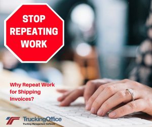 Why Repeat the Work for Shipping Invoices?