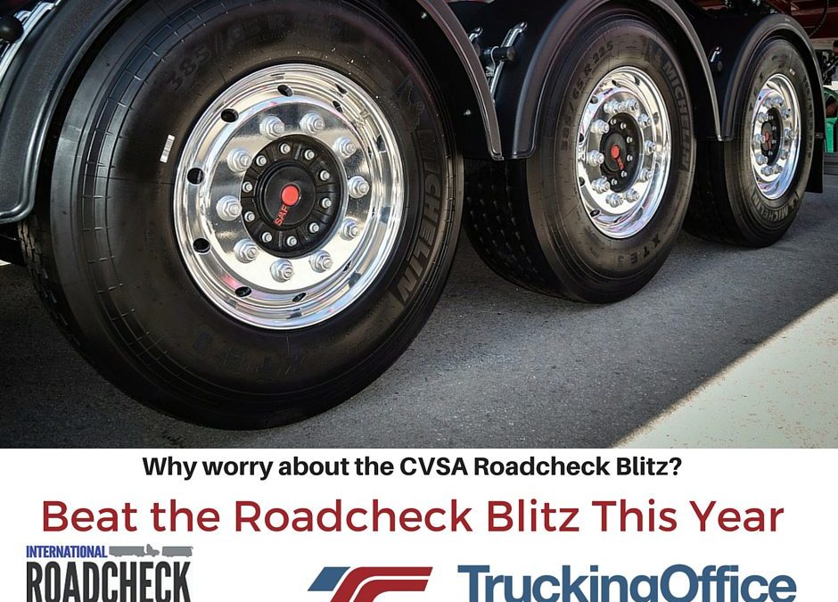 CVSA Roadcheck Is Next Month:  Are You Ready?