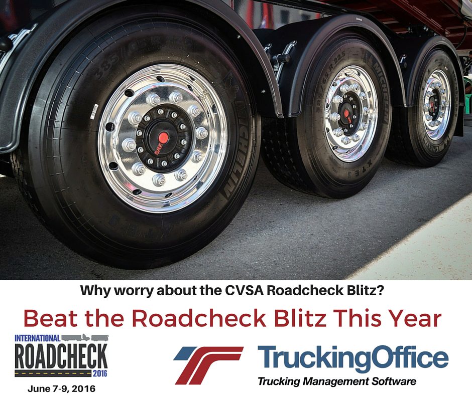 CVSA Roadcheck Is Next Month:  Are You Ready?