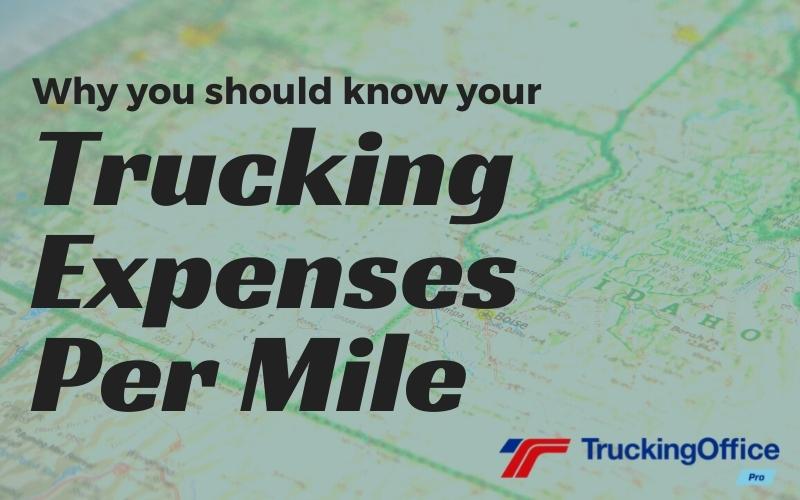 Why Should I Know My Expenses per Mile?
