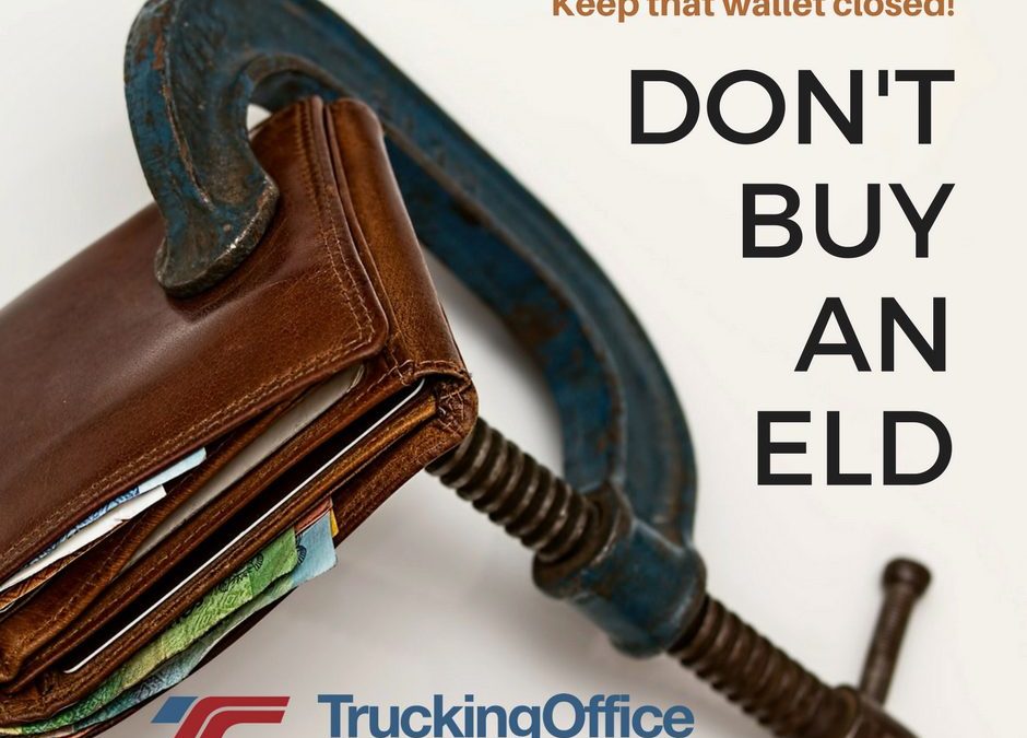 Don’t Buy an ELD!
