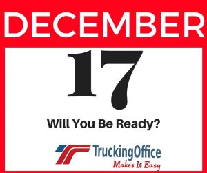 ELD Mandatory date TruckingOffice Electronic Logging Device