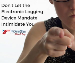 Electronic logging device Mandate