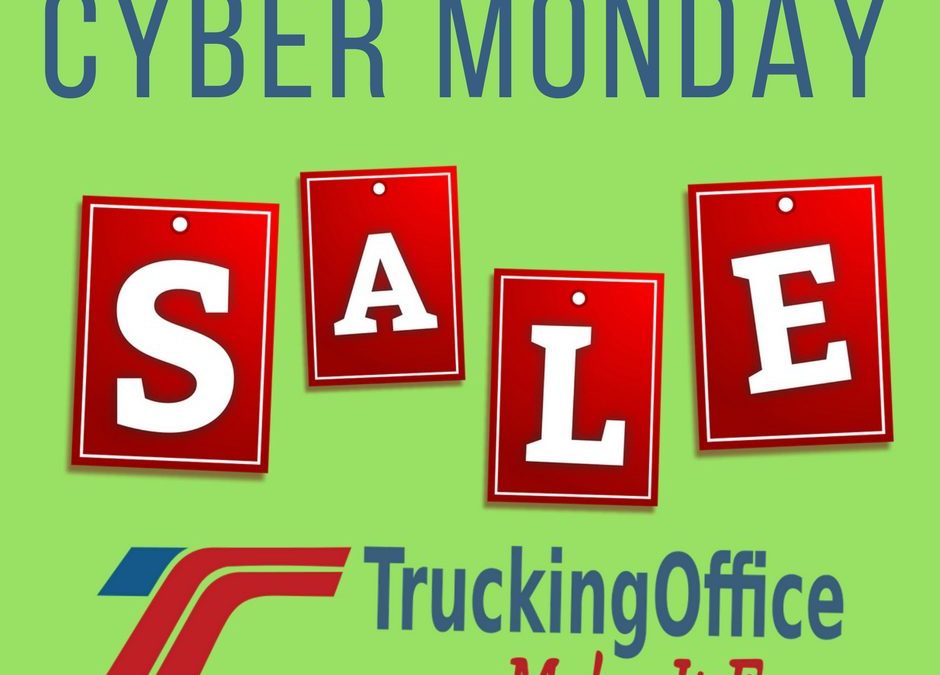 Owner Operator Trucking Business Software: Cyber Monday 2017 Special Offer