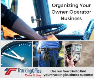 Organizing Owner-Operator Business TruckingOffice
