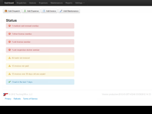TruckingOffice - Trucking Software Dashboard
