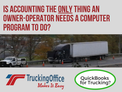 The Best Accounting Software for Owner-Operators:  TruckingOffice or QuickBooks?