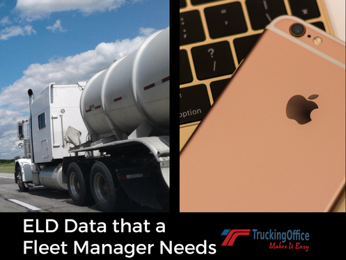 ELD data that fleet managers can use