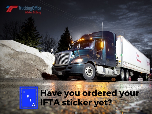 Have Your Ordered Next Year’s IFTA Stickers Yet?