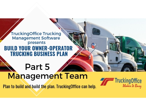 Owner-Operator Trucking Business Plan 5: Management