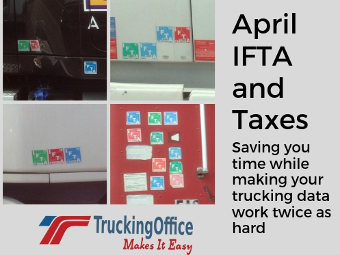 April IFTA and Taxes