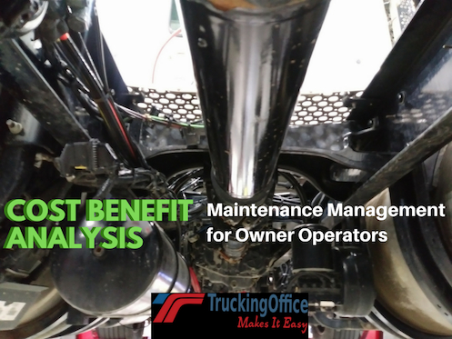 Maintenance Management for Owner Operators