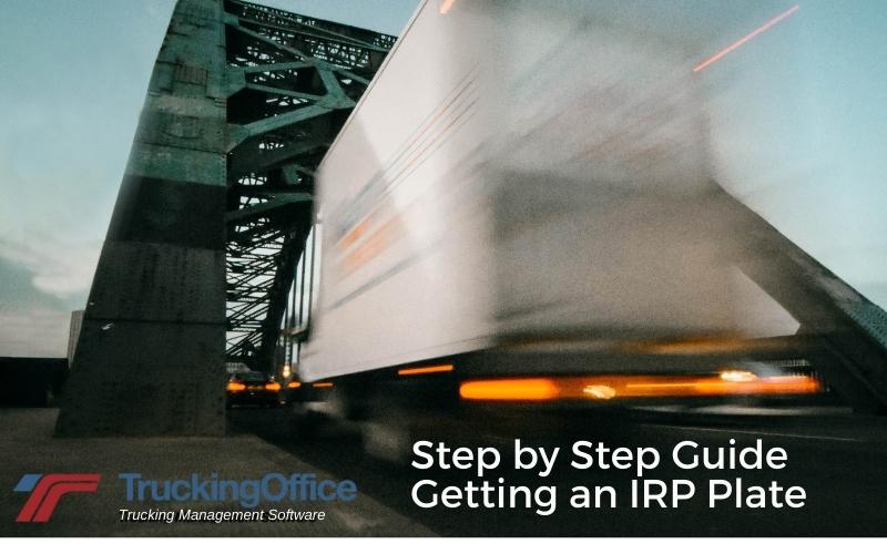 Step by Step Guide for Getting an IRP Plate