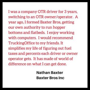 freight management software TruckingOffice Testimonial 3