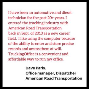 freight management software TruckingOffice Testimonial 4