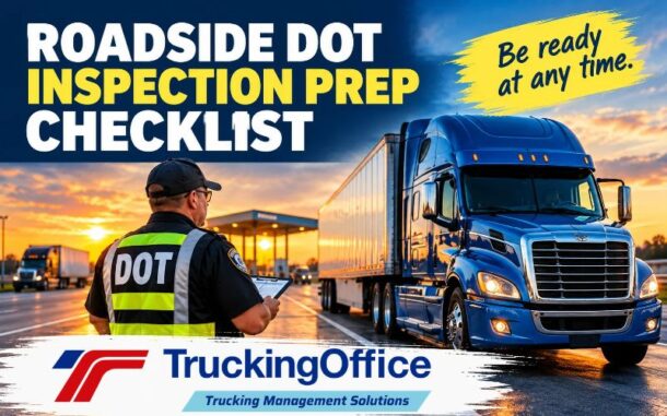 Roadside DOT inspection Preparation Checklist from TruckingOffice