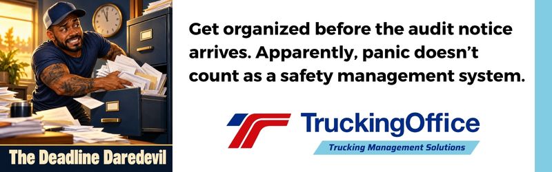 Get organized before the audit notice arrives. Apparently, panic doesn’t count as a safety management system.
