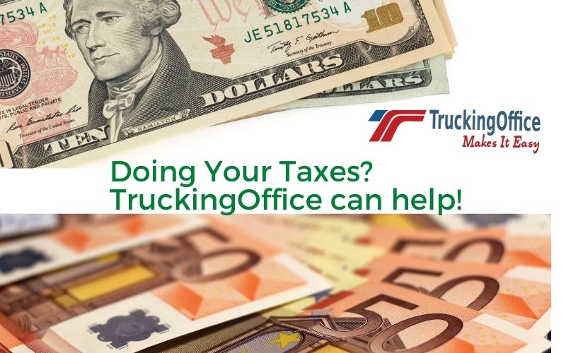 Doing Your Taxes?  TruckingOffice can help!