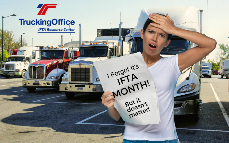 I Forgot It’s an IFTA Month