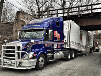 How did that truck get under that bridge, anyway?  Bet the trucker didn't use TruckingOffice trucking software with PC*Miler to avoid that low bridge.