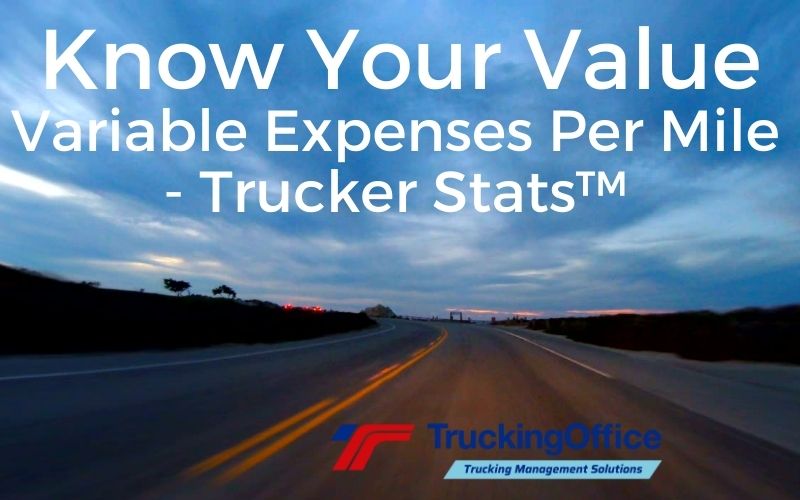 Variable Expenses Per Mile  Trucker Stats™