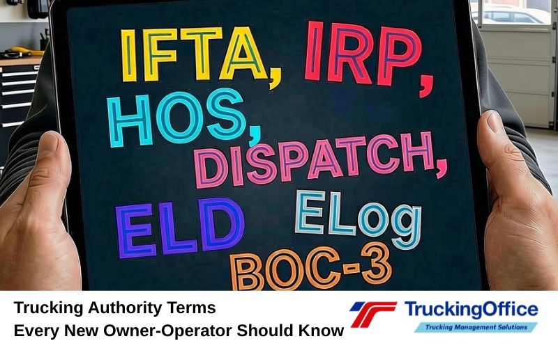 Trucking Authority Terms Every New Owner-Operator Should Know